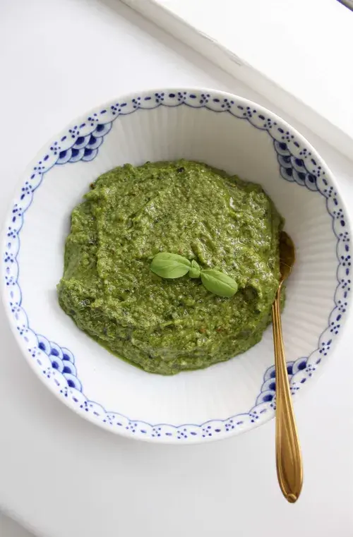 Grøn pesto med spinat