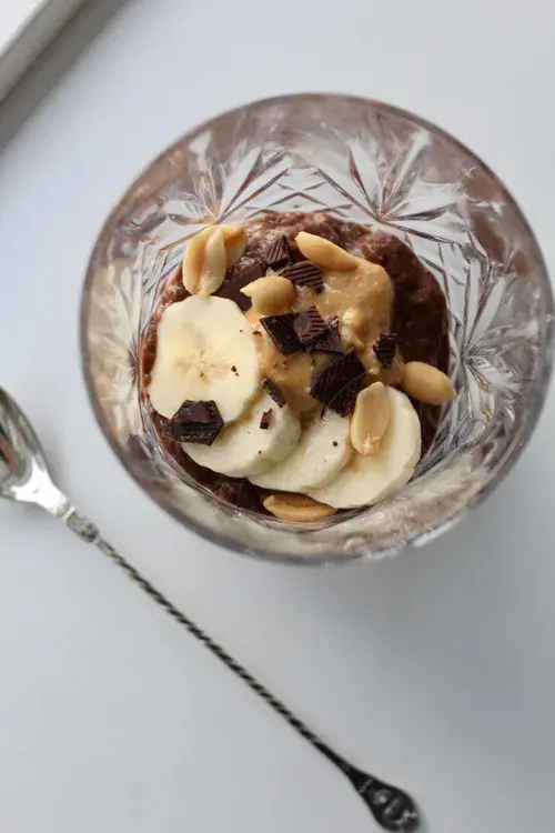 Cremet chiagrød med kakao 