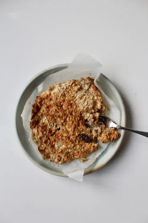 Morgenmadscookie med kanel og rosiner 