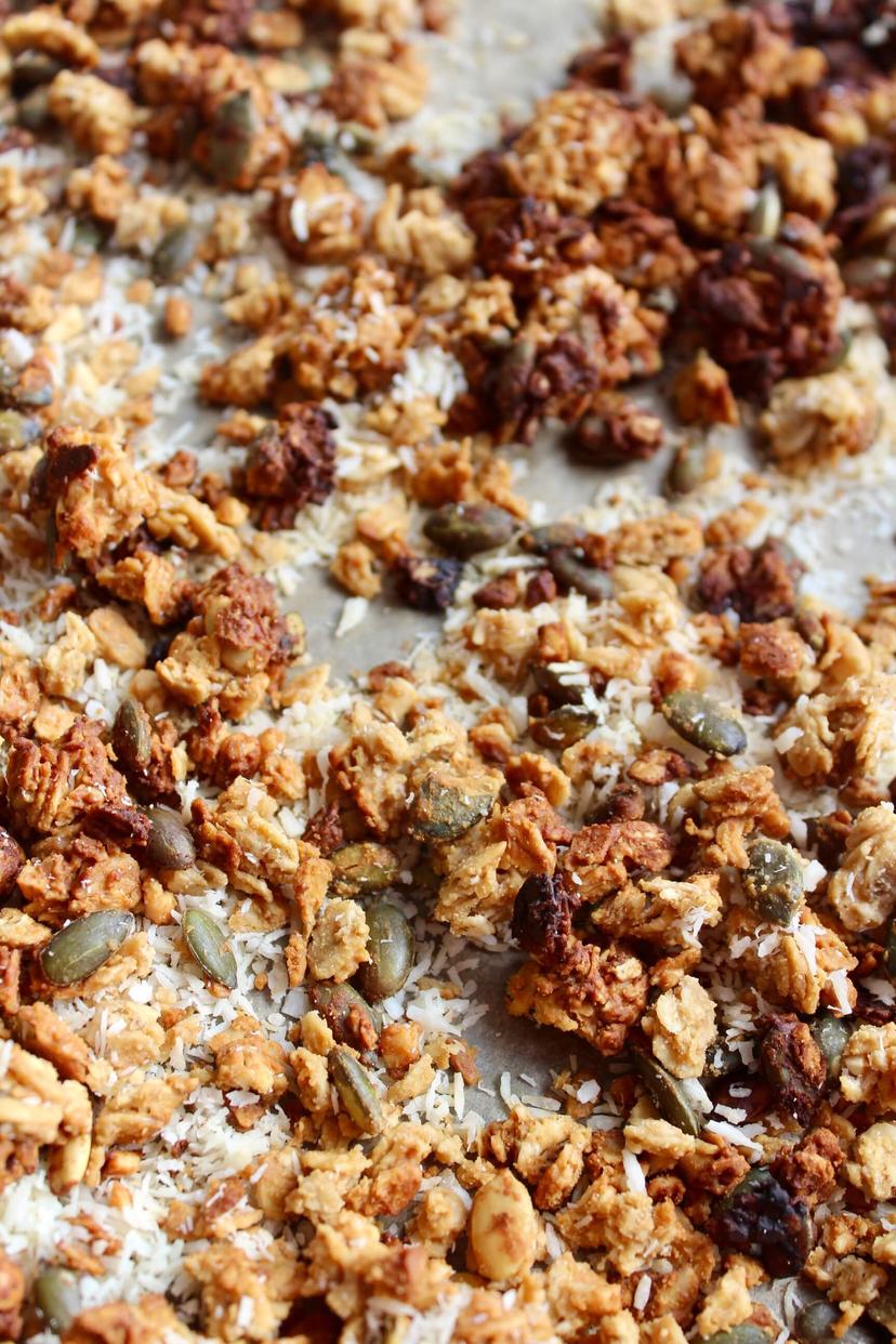 Nem granola med peanutbutter