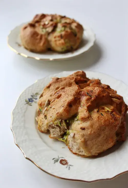 Squashbrud med fuldkornsmel