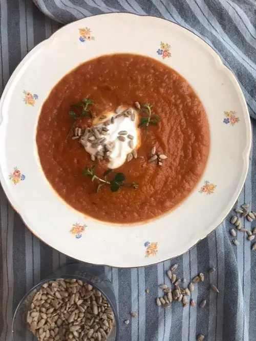Ovnbagt tomatsuppe 