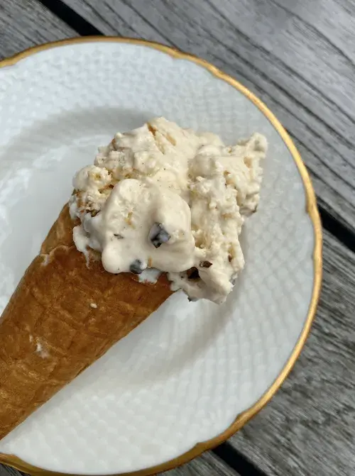 Hjemmelavet peanutbutteris med chokolade