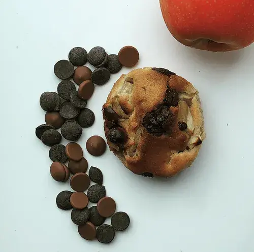 Luftige og søde æblekage-muffins 